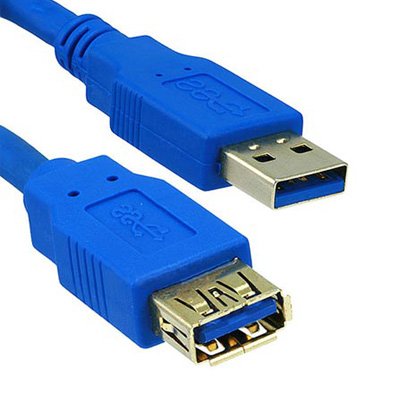 eDragon USB 3.0 Extension Cable (6ft/1.8m) A Male to A Female High Speed Data Transfer Cord - Blue | for Laptop, PC, Printer, External Hard Drive & More