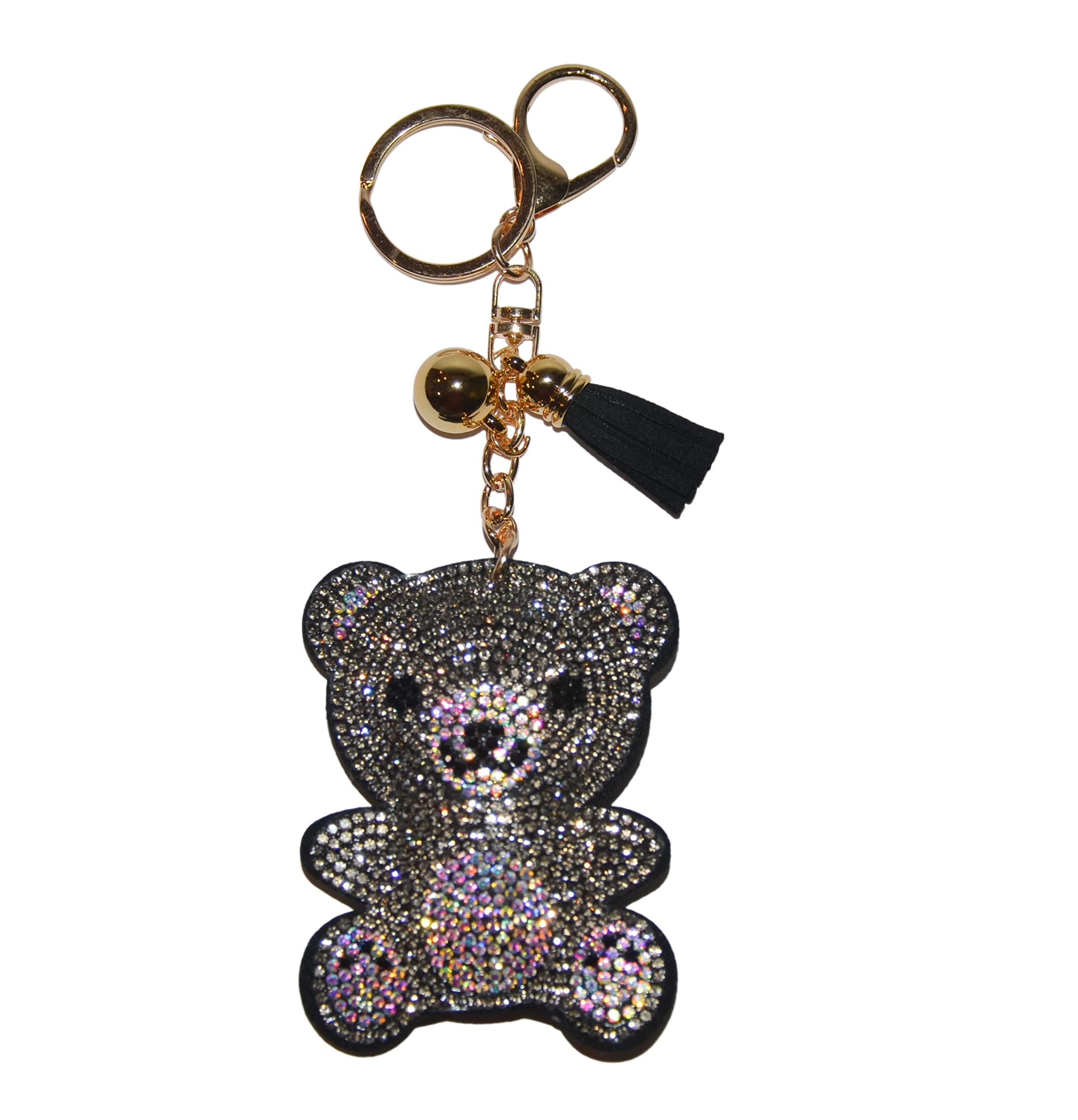 Sparkling Rhinestone Keychain for Women - Elegant Bling Keychain Accessories, Car Keys & Purse Charms - Perfect for Handbags, Wallets & Gift Giving
