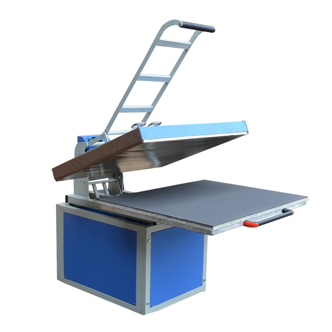 USA CALCA 39x47 Inch Large Format Heat Press Machine - Manual Operation Hand Force Textile Thermo Transfer Press for T-Shirts, Mugs & Hats - 220V 1P for Professional Garment Printing & DIY Crafts