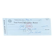 Joe Sewell Cleveland Autographed Bank Check Signed May 26, 1961 - Rare Sports Memorabilia for Collectors & Baseball Fans - Perfect for Framing, Display, or Investment