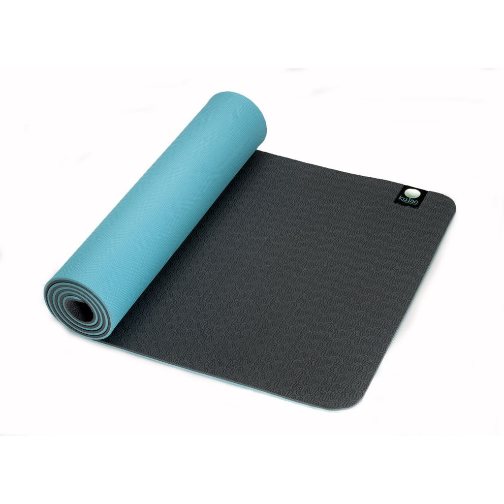 Eco-Friendly Non-Slip Yoga Mat 5mm Thick - Premium TPE Material for Home Workouts, Pilates & Meditation | Kulae Brand