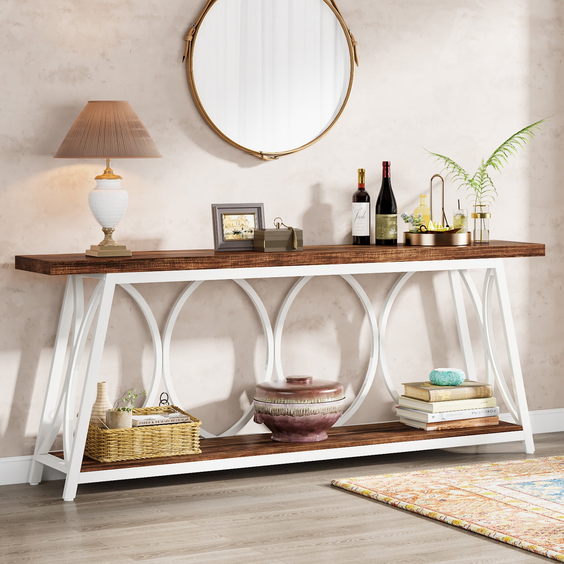 2 Tier Console Table - 70.9