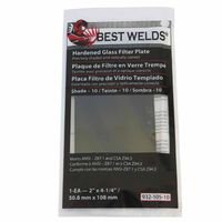 14 Shade Green Glass Filter Plate - 4 1/2