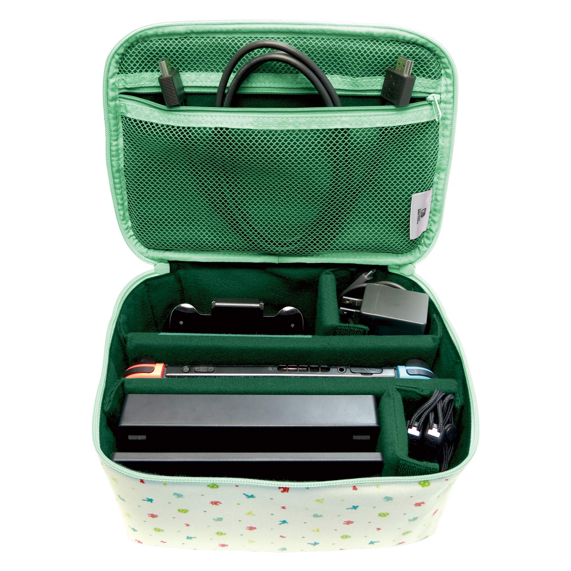 Animal Crossing: New Horizons Licensed Storage Bag for Nintendo Switch & Switch Lite - Perfect for Travel, Home Organization & Gaming Accessories