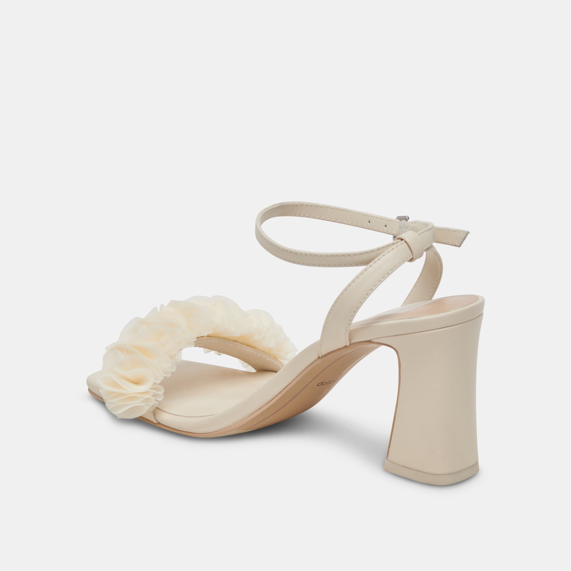 IESHA Ivory Leather Heels for Women - Comfortable High Heel Pumps for Work, Party & Evening Wear - Stylish Dress Shoes for Weddings & Special Occasions