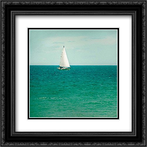 Elizabeth Urquhart Mint Cottage Days III Crop - 15x15 Black Ornate Framed & Double Matted Museum Art Print - Perfect for Living Room, Bedroom, or Office Wall Decor