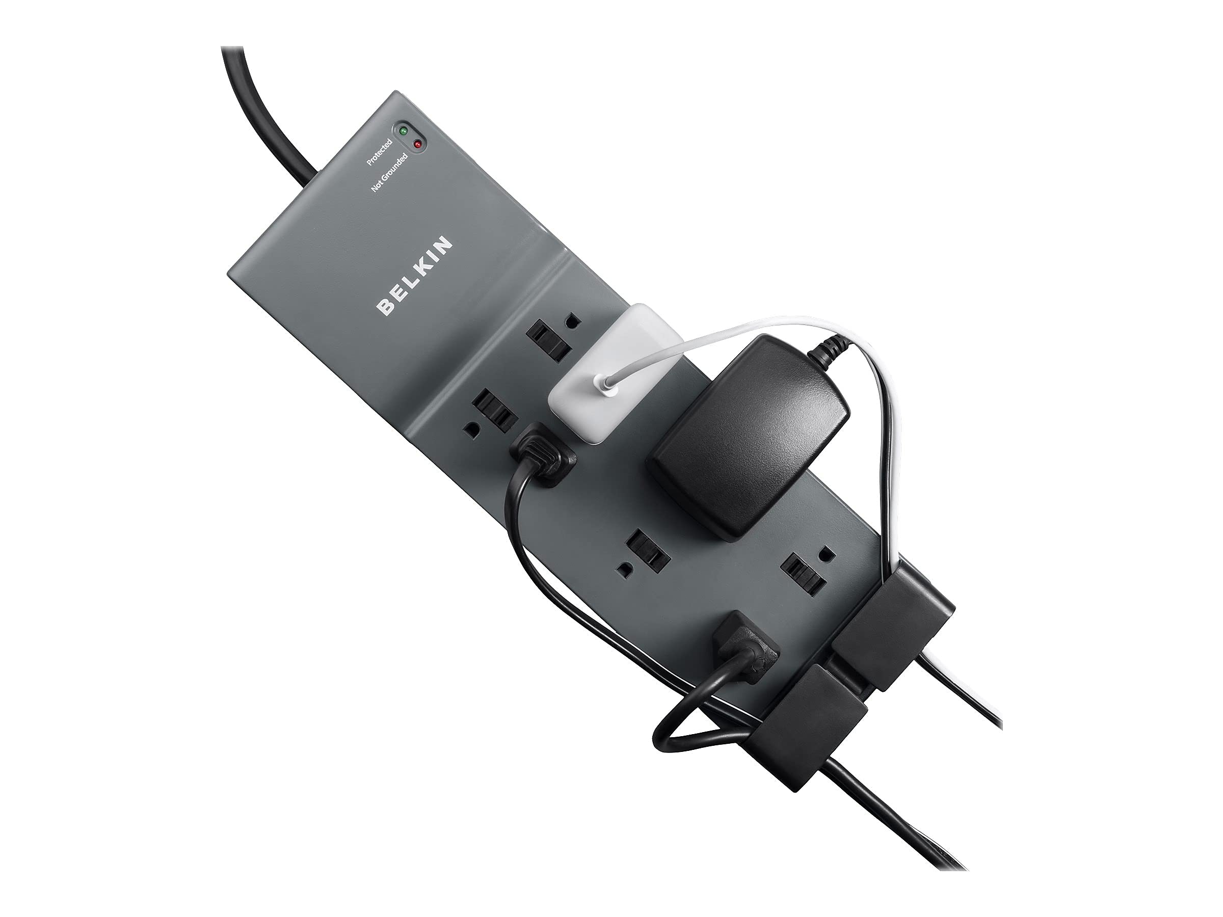 Belkin BE108200-06 8-Outlet Surge Protector with Basic Protection for Home & Office - Safeguard Electronics, Computers & Appliances from Power Surges