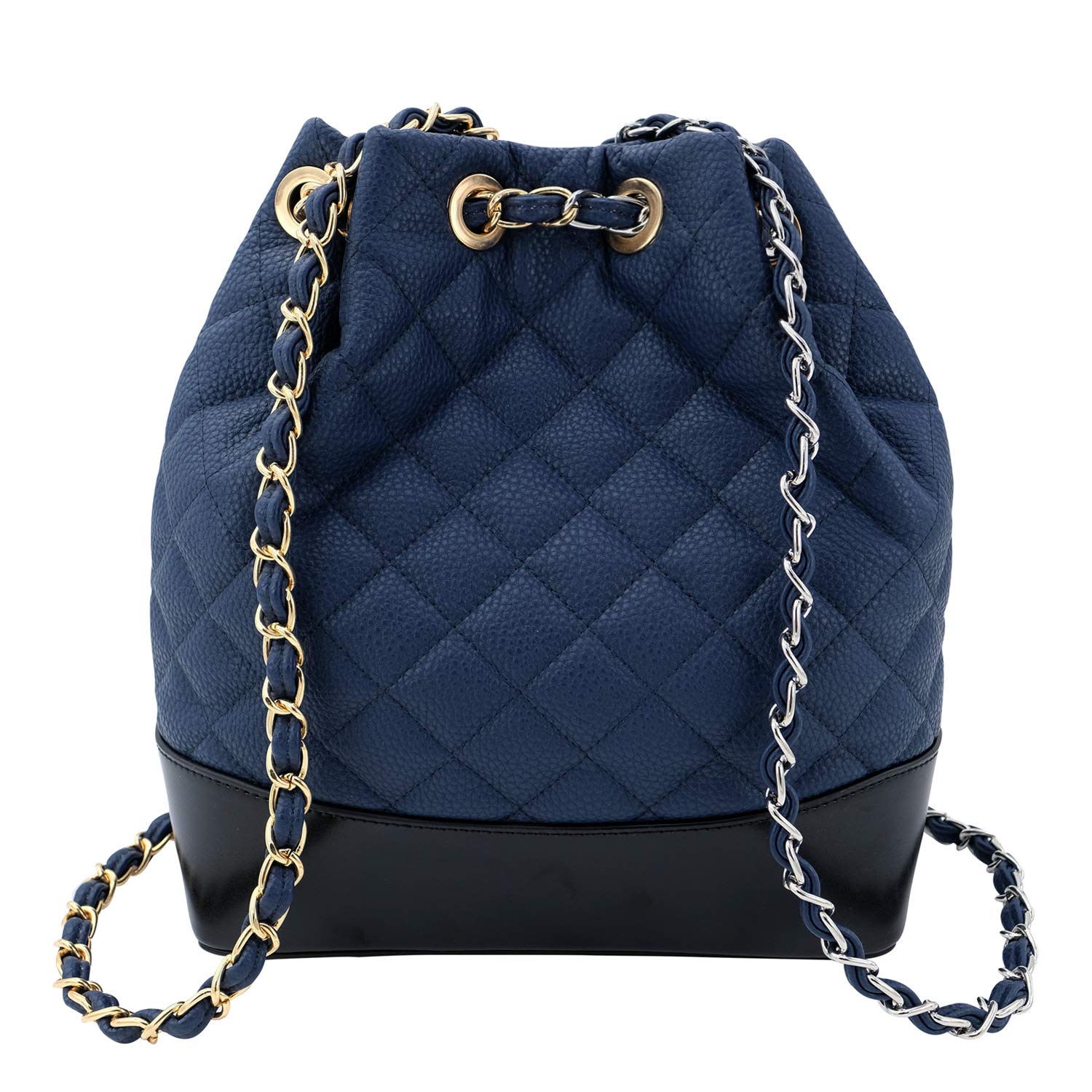 Stylish Women's Quilted Hobo Backpack - Lightweight Casual Bucket Shoulder Bag for Travel, Work & Daily Use | Fashionable Crossbody Purse for Commuting, Shopping & Weekend Outings