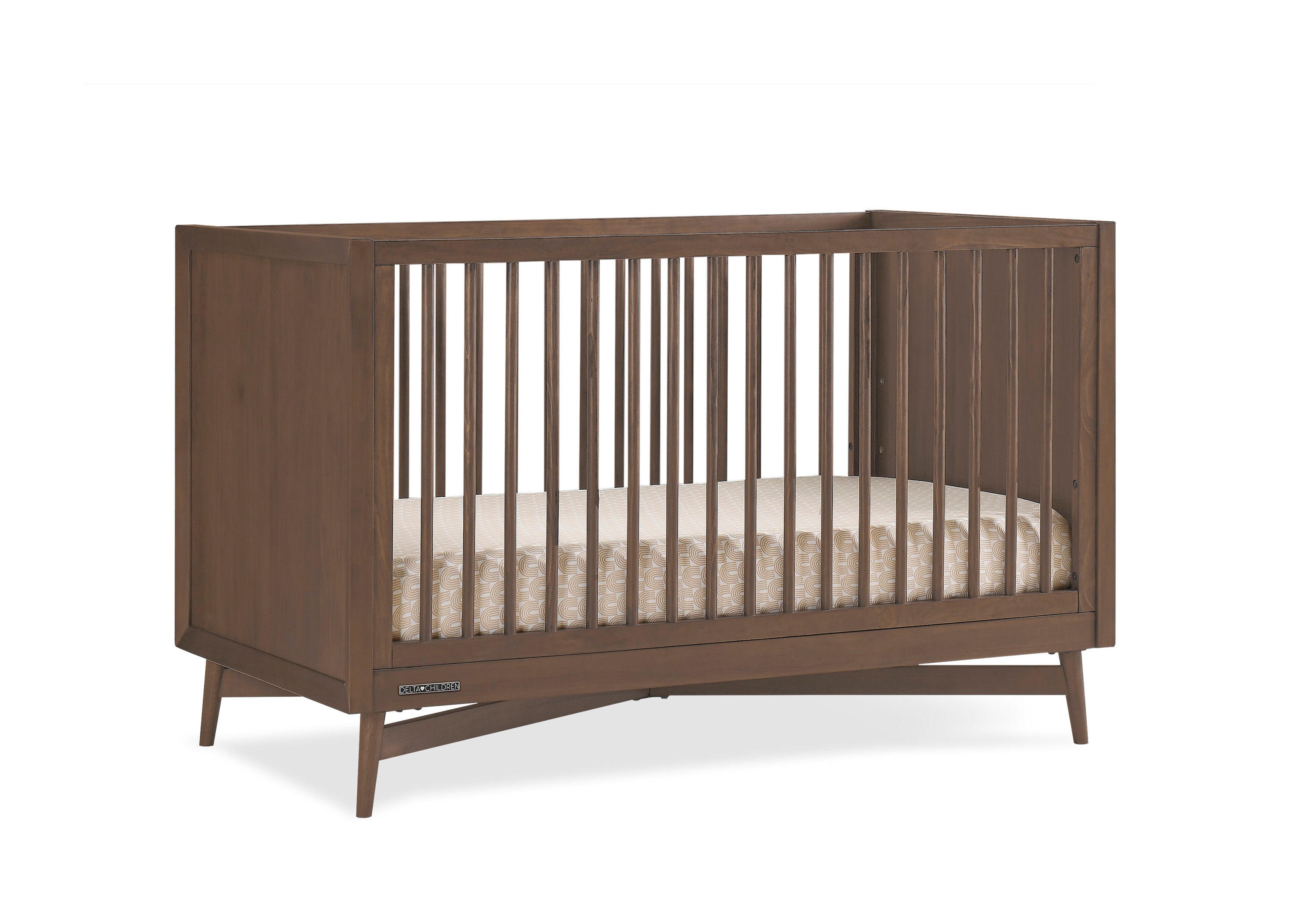 Dylan 4-in-1 Convertible Baby Crib - Toddler Bed, Daybed & Full-Size Bed | Nursery Furniture for Newborn to Teen | Perfect for Small Spaces & Modern Nurseries