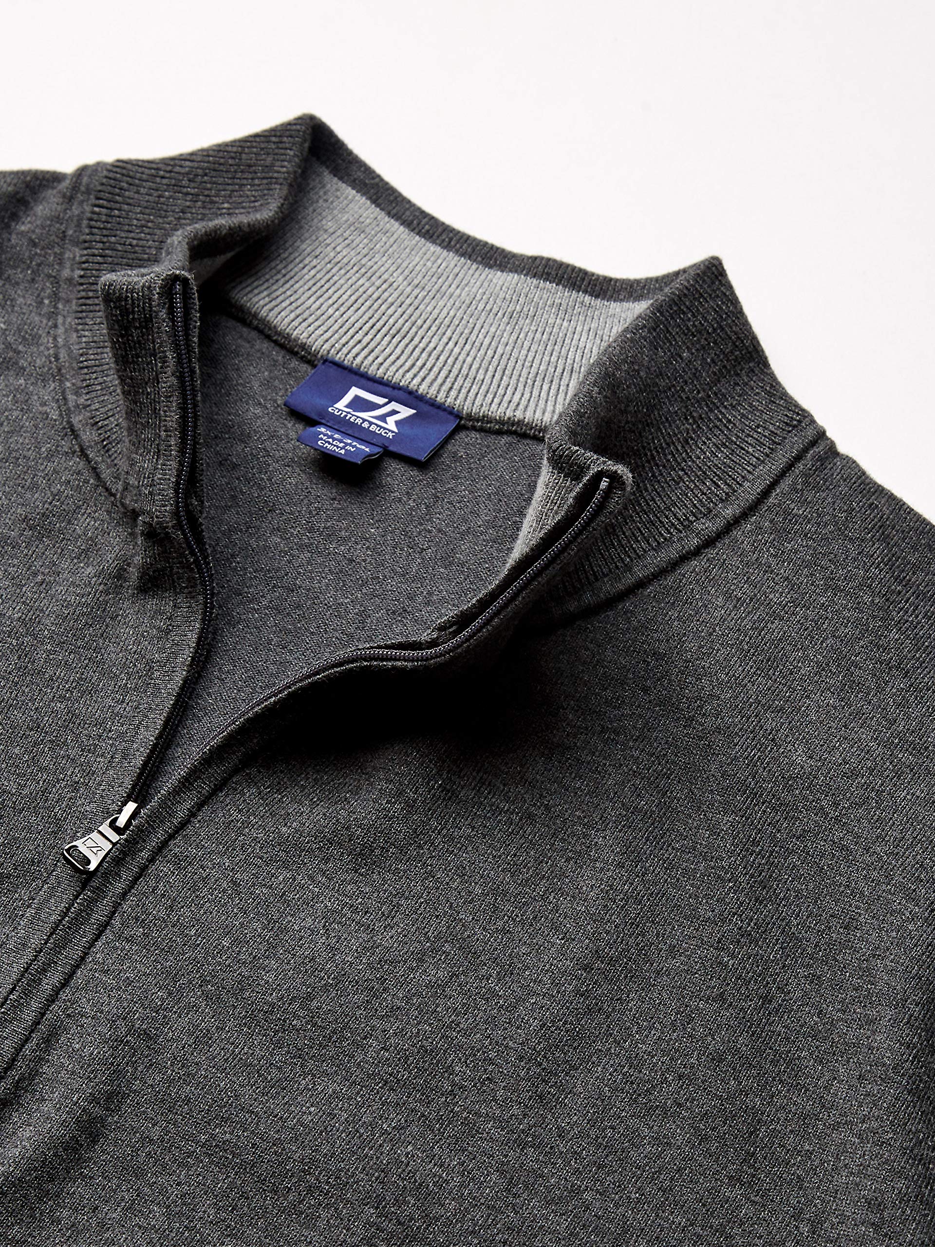 Cutter & Buck Men's Big & Tall Machine Washable Lakemont Half-Zip Sweater | Warm Pullover for Casual Wear, Office & Outdoor Activities