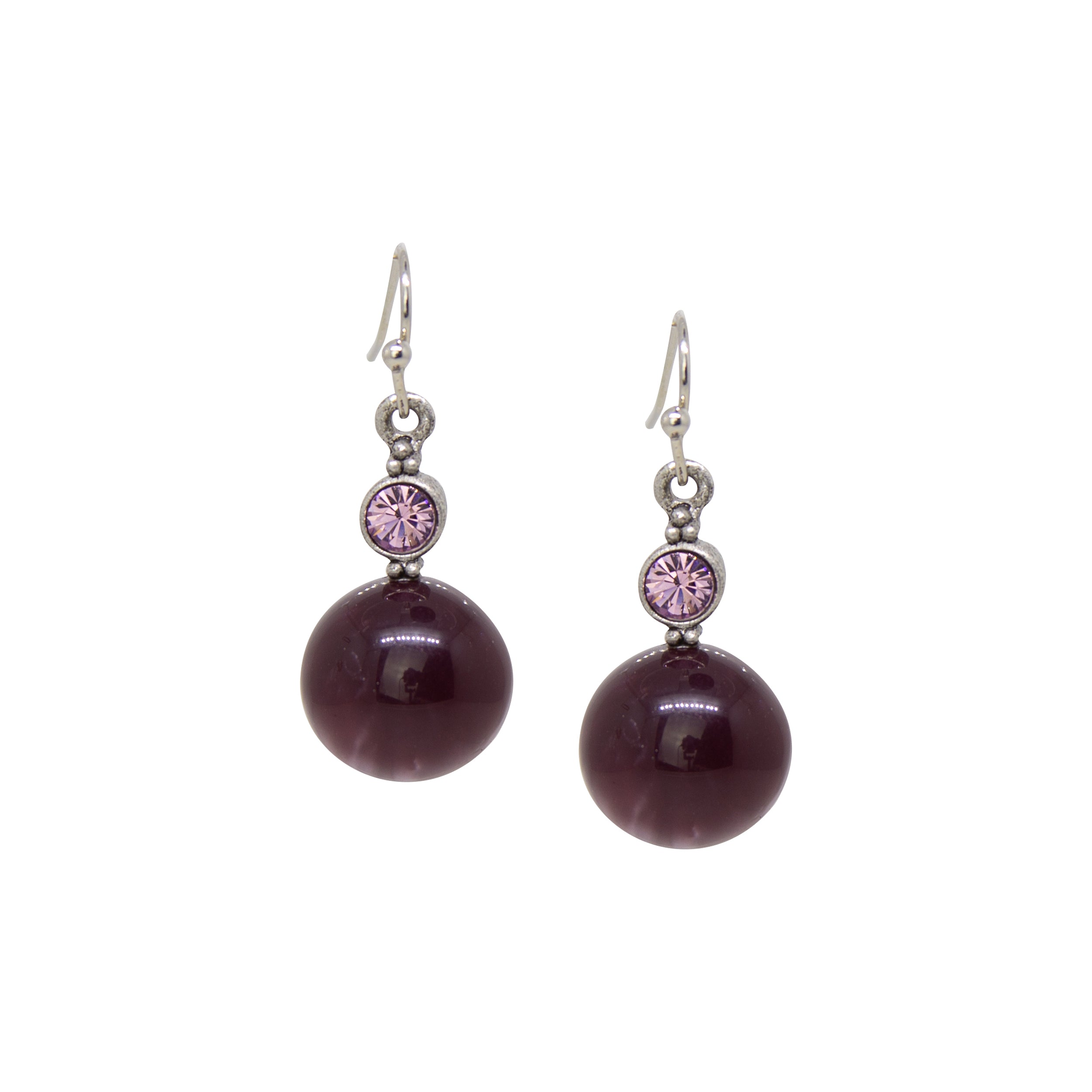 1928 Jewelry Chatoyancy Effect Baubles & Crystals Drop Earrings for Women - Elegant Dangle Earrings for Party, Wedding & Evening Wear