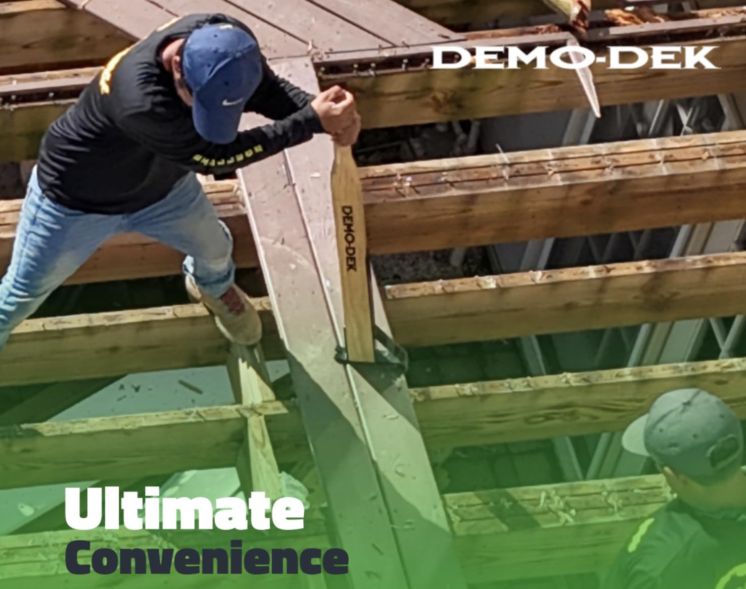 Demo-Dek Deck Removal Tool - Heavy Duty Deck Demolition Tool for Wood & Composite Decks | Perfect for DIY Home Renovation & Professional Contractors