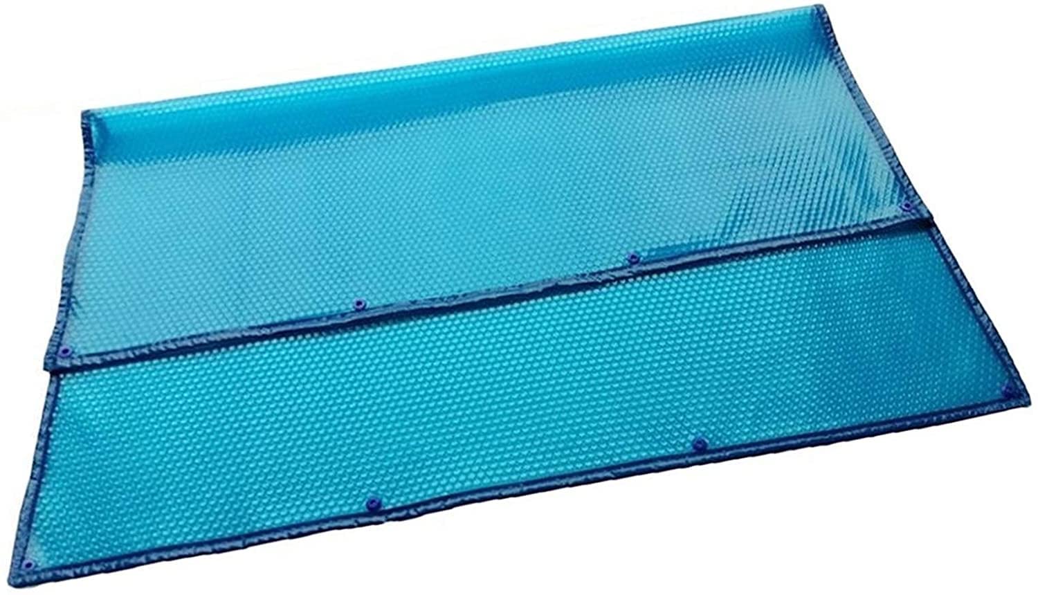 YAOJIA Solar Pool Cover for Winter - 2m x 4m (6ft x 13ft) Rectangular Above Ground Pool Cover, Heat Retaining Waterproof Tarpaulin for Hot Tubs - Anti Dust & Rainproof - Perfect for Backyard, Inflatable & Outdoor Pools