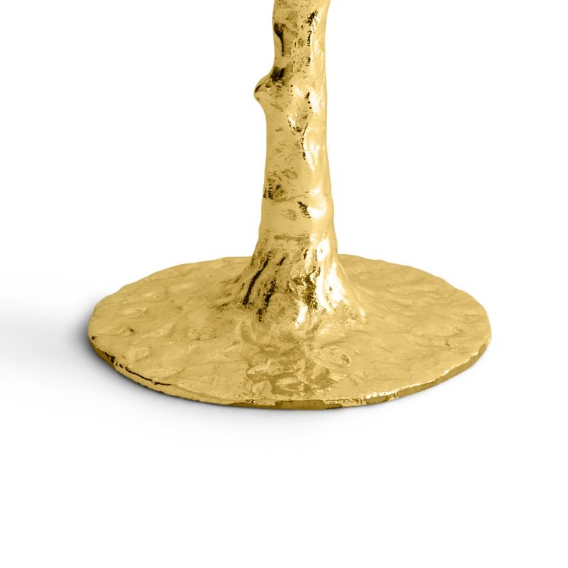 Tree of Life Menorah - Elegant Hanukkah Candle Holder for Jewish Holiday Decor & Home Celebration