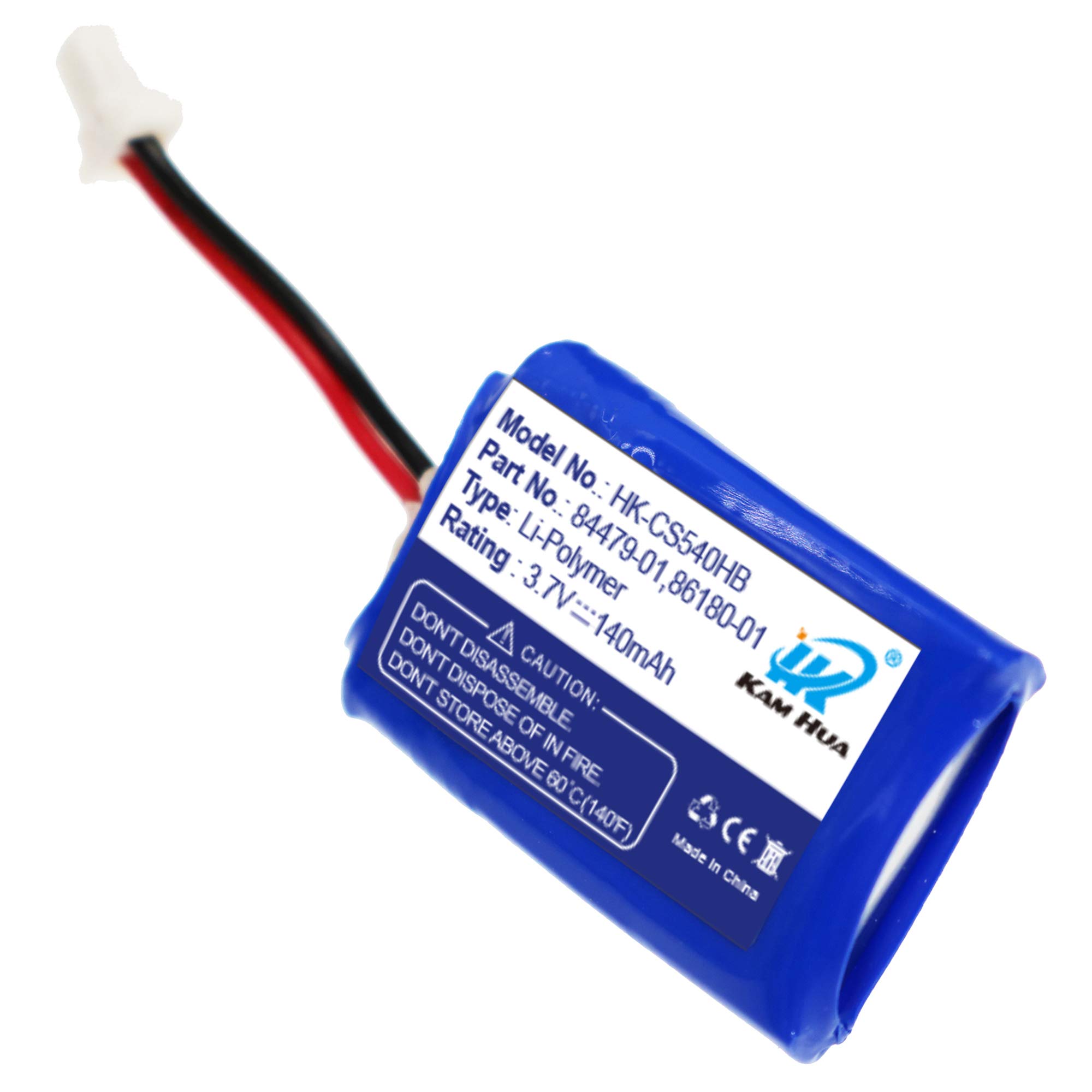 Plantronics CS540 & C054 Headset Replacement Battery - Compatible with 84479-01 & 86180-01 Models | Long-Lasting Power for Office Calls, Customer Service & Remote Work