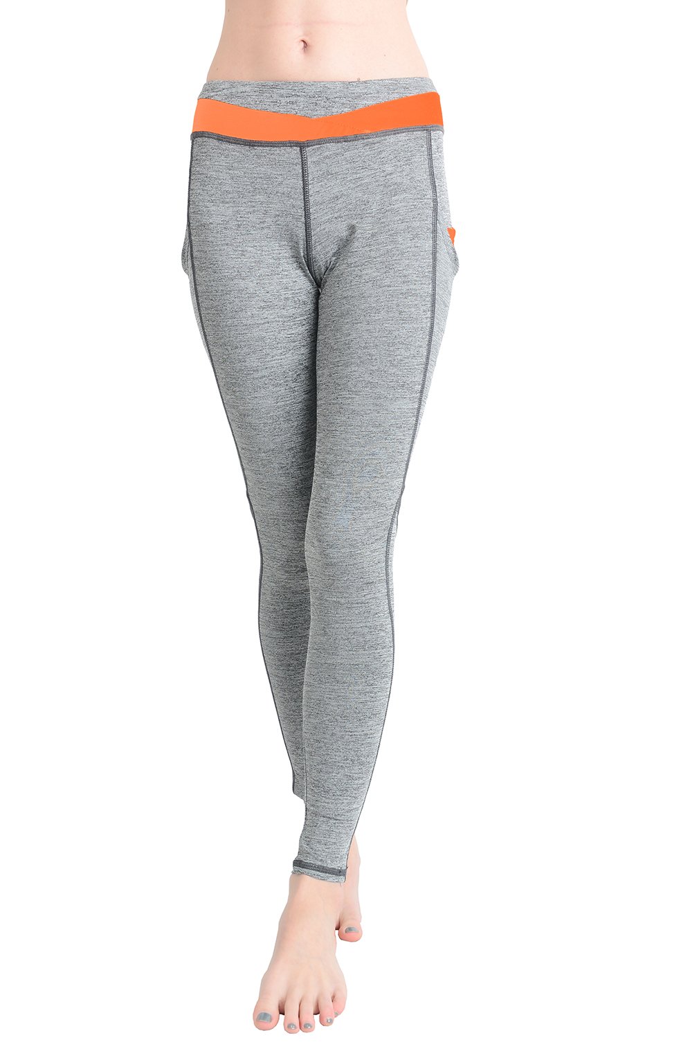 BASICO Women's Cotton Spandex Yoga Pants - High Waisted Stretchy Workout Leggings for Yoga, Gym, Running & Lounge Wear