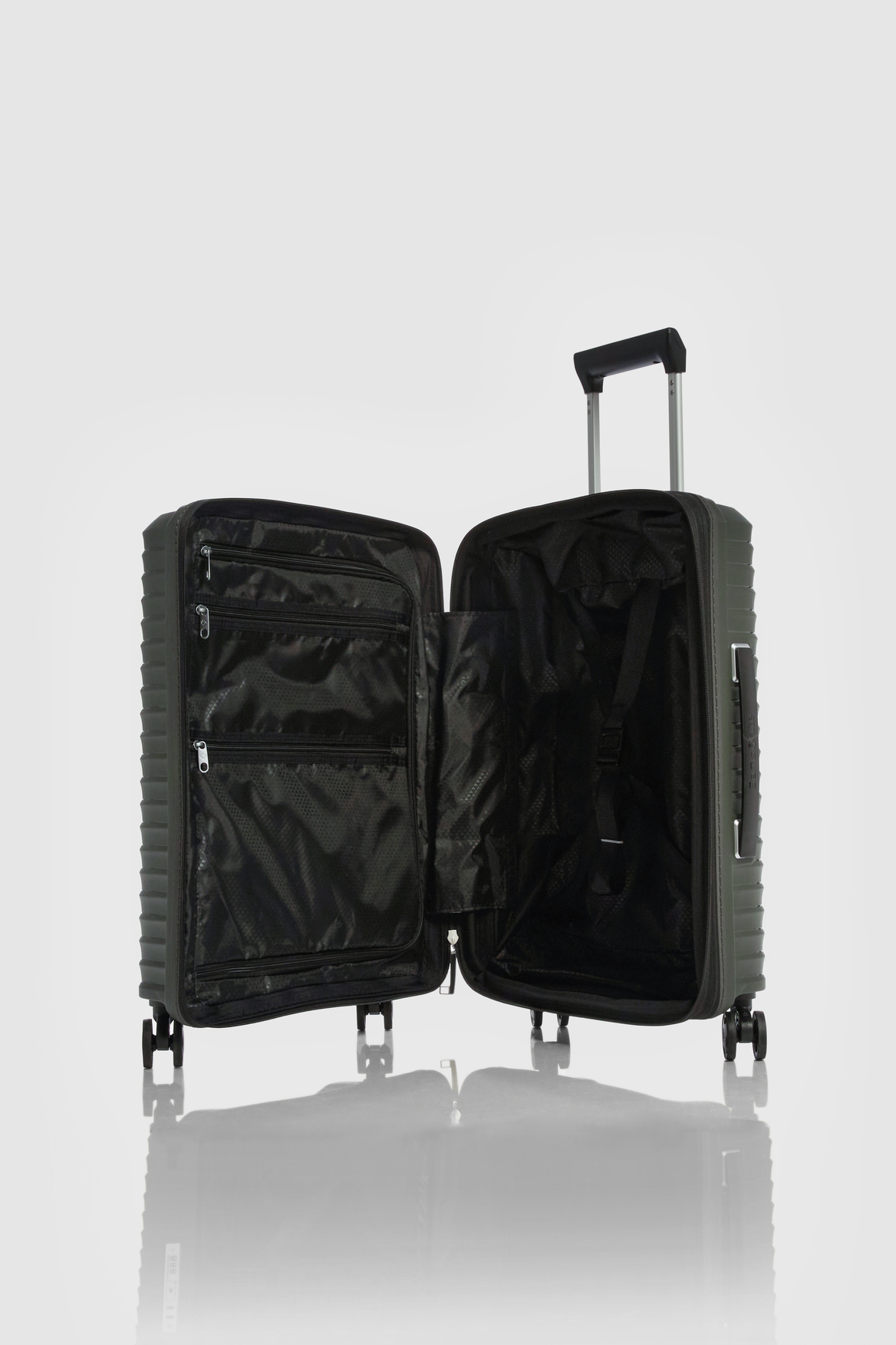 Upscale 55cm Carry On Luggage - Lightweight Hardshell Suitcase with Spinner Wheels for Travel, Business Trips & Weekend Getaways