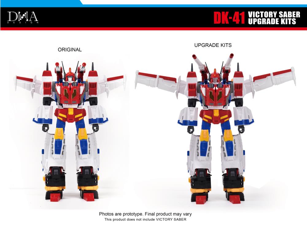DNA Design DK 41 Upgrade Kit for HasLab Victory Leo - Transformers Action Figure Accessories for Collectors - Perfect for Display and Customization