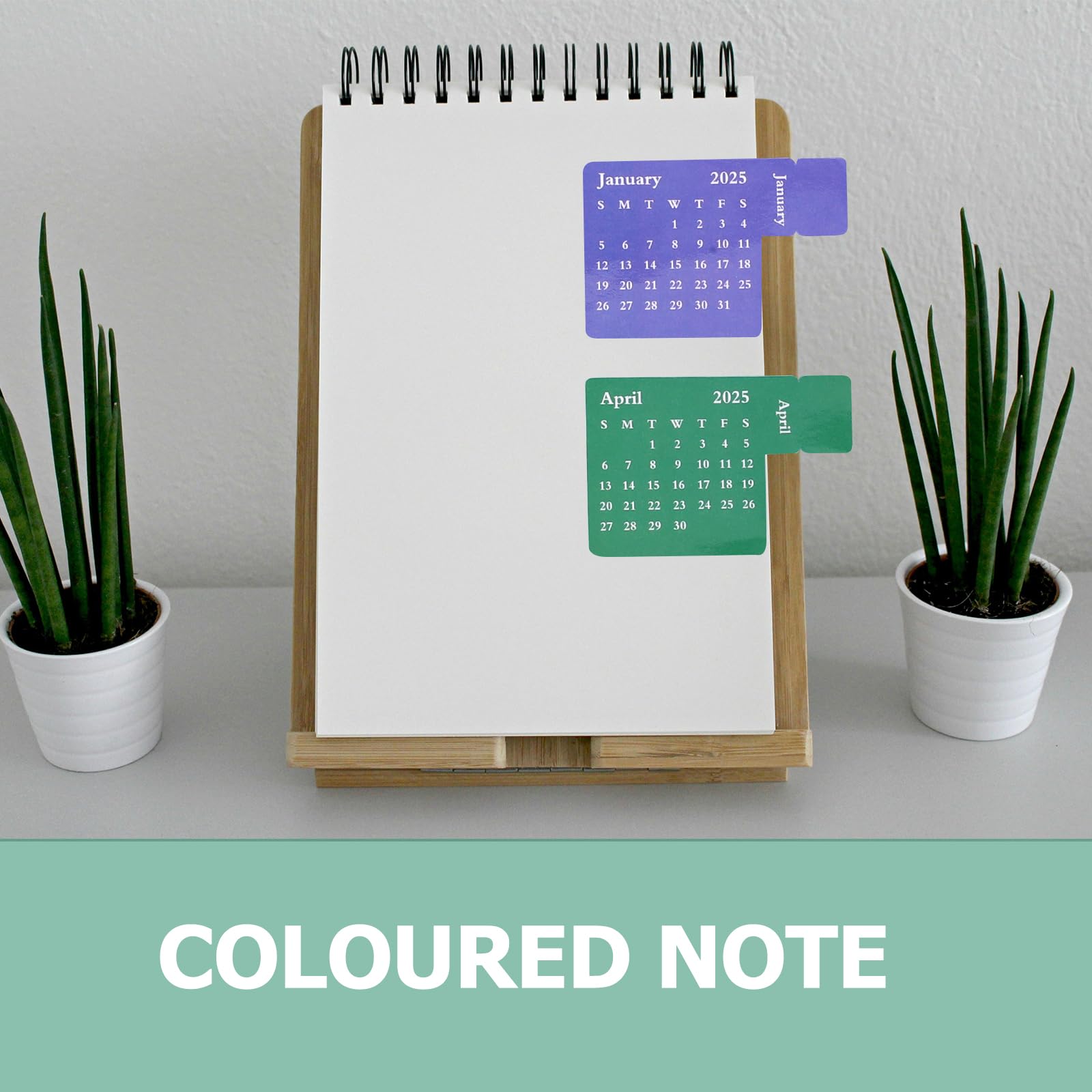 NUOBESTY 2025 Weekly Planner Stickers Set - Self-Adhesive Monthly Calendar Notepad Labels for Bullet Journal, Planner Notebook & Organizer - Perfect for Office, School & Home Organization