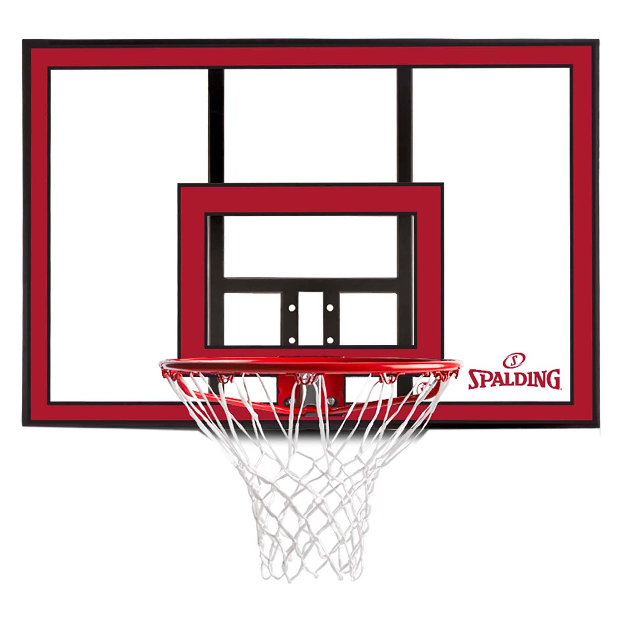 44 Inch Basketball Backboard with Mounting Bracket & Rim - Durable Outdoor Basketball Hoop System for Driveway, Backyard, and Gym Use