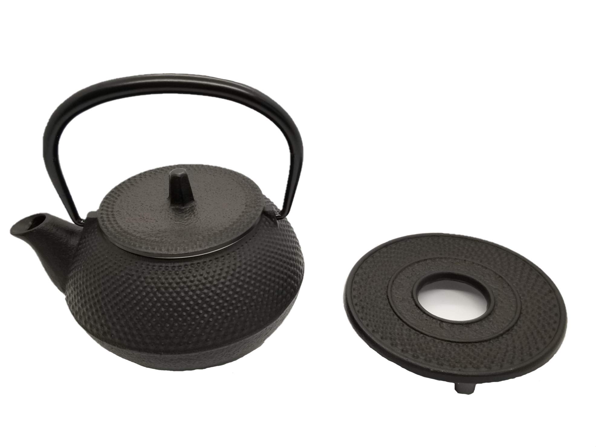 Premium Nanbu Tekki Cast Iron Tea Pot - Traditional Japanese ARARE Type 3 #16105 - Handcrafted Iron Teapot for Loose Leaf Tea, Matcha & Herbal Brewing - Perfect for Home, Office & Tea Ceremonies