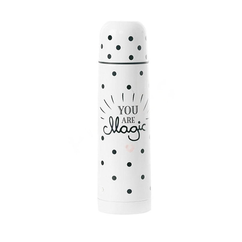 Ms Etoile Insulated Thermos Bottle - 18oz Stainless Steel Vacuum Flask with Leak-Proof Lid - Keeps Drinks Hot/Cold for 24 Hours - Perfect for Office, Gym, Hiking & Travel