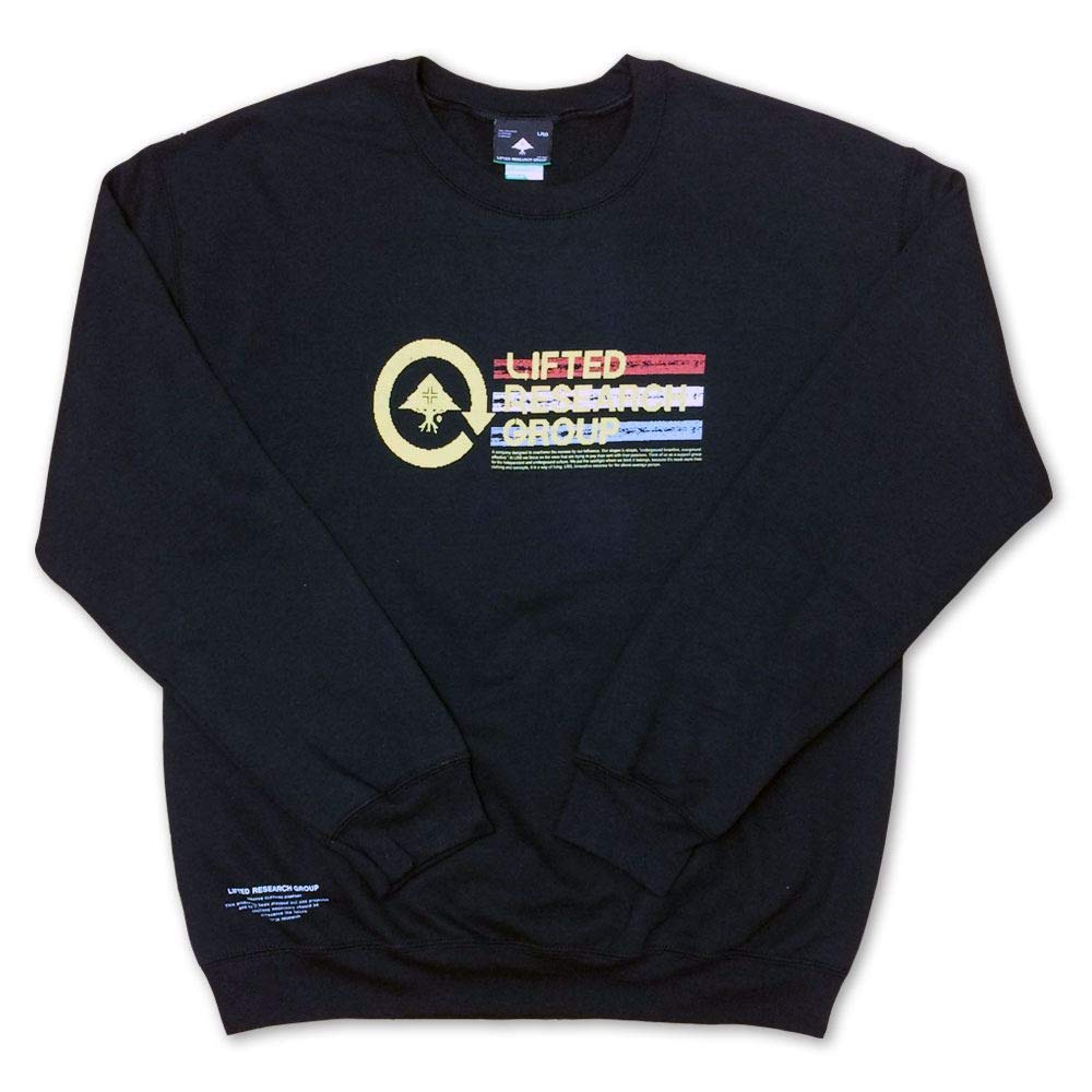 Lrg Pixel Sweatshirt Black - 时尚宽松舒适卫衣，适合日常休闲、户外运动及街拍穿搭