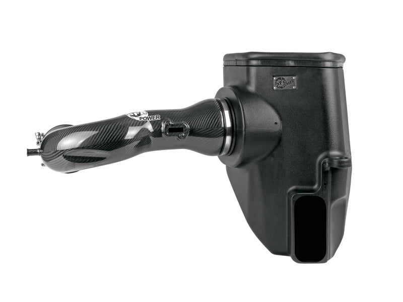 aFe 19-21 GM Trucks 5.3L/6.2L Track Series Carbon Fiber Cold Air Intake System with Pro Dry S Filters - Performance Upgrade for Silverado & Sierra - Off-Road & Street Racing Use
