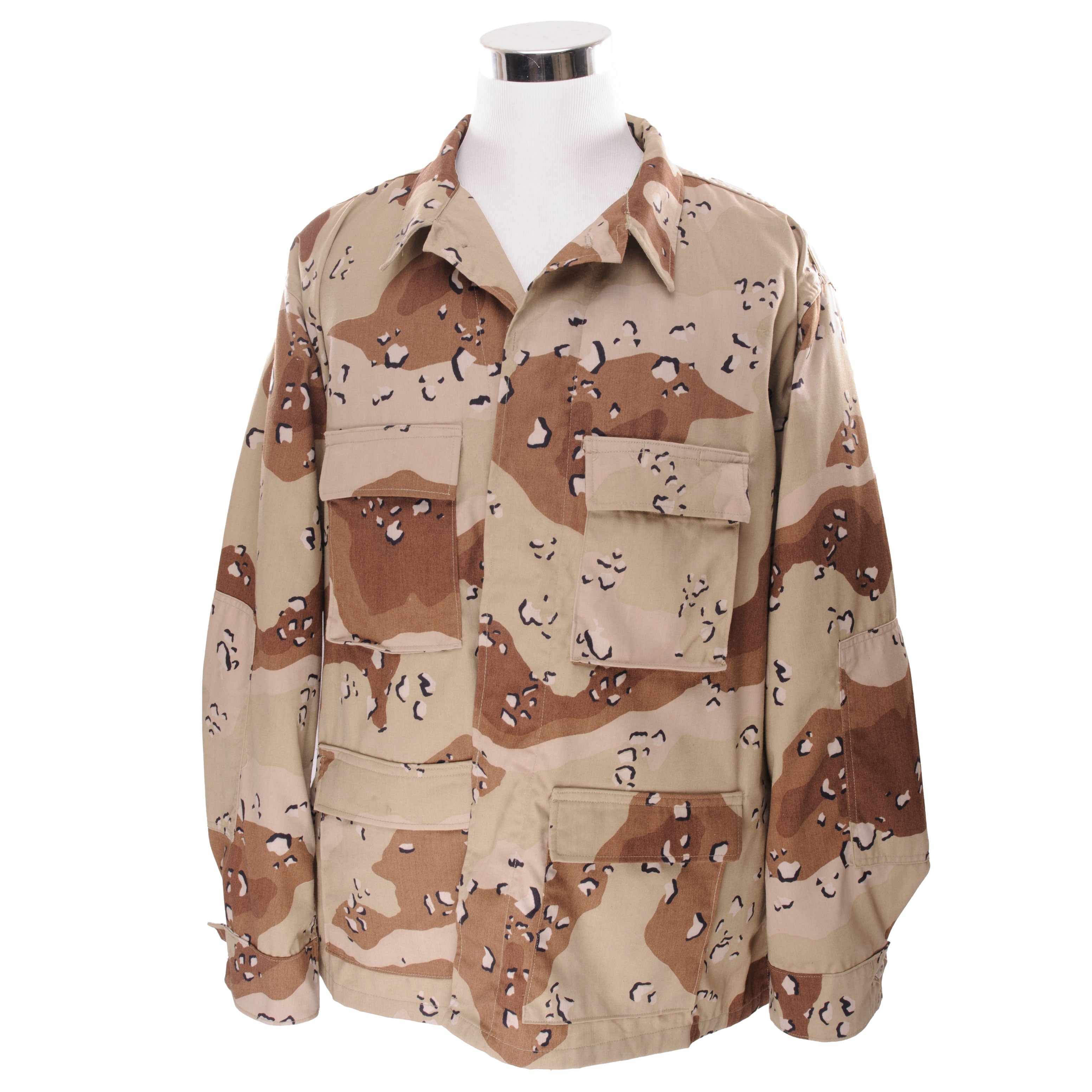 Vintage US Army Desert Camo Chocolate Chip Jacket 1994 - 2XL Regular Size | Military Surplus Outerwear for Outdoor Adventures & Vintage Collectors