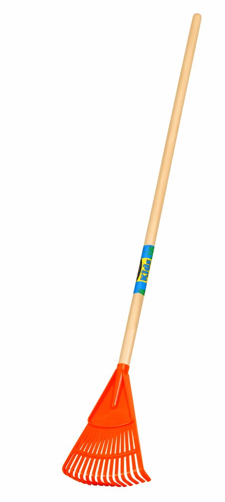 Truper 30471 Kids Garden Tools Set - Durable Plastic Leaf Rake for Children | Perfect for Outdoor Play, Yard Work & Gardening Activities