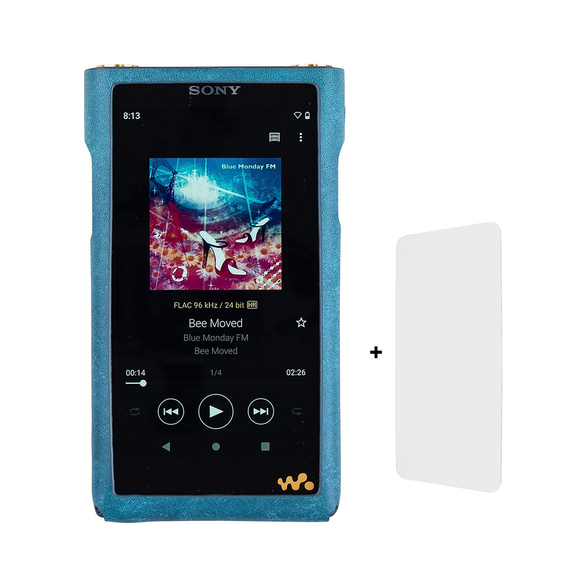 Premium Genuine Leather Case for Sony NW-WM1AM2 & NW-WM1ZM2 - Durable Protection for High-Res Audio Walkman (Perfect for Travel, Commuting & Audiophile Use)