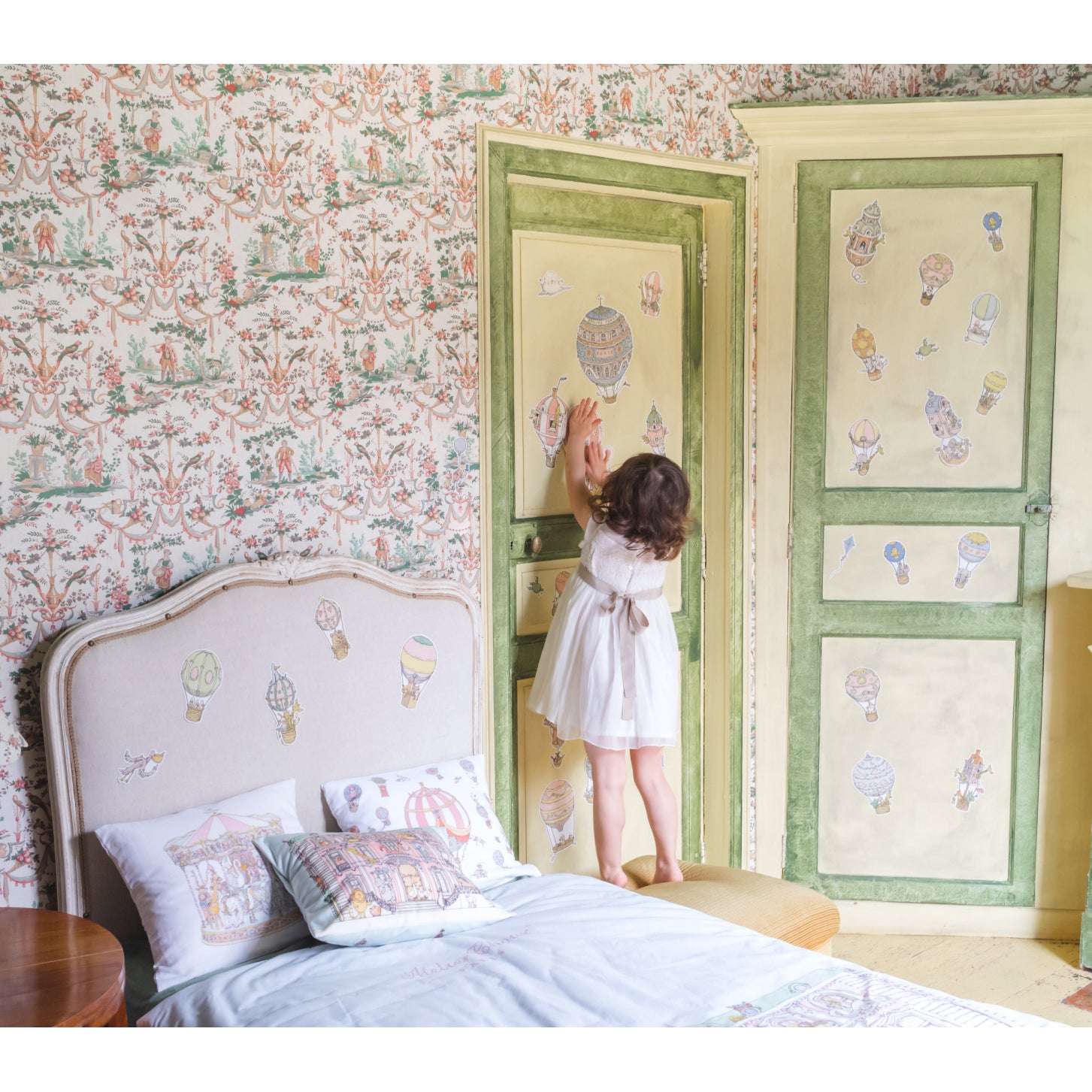 Atelier Choux Replaceable Wall Stickers - Pack of 40 Decorative Nursery Stickers for Baby Room & Kids Bedroom Decor - Perfect for Nursery Walls, Playrooms & Toddler Spaces
