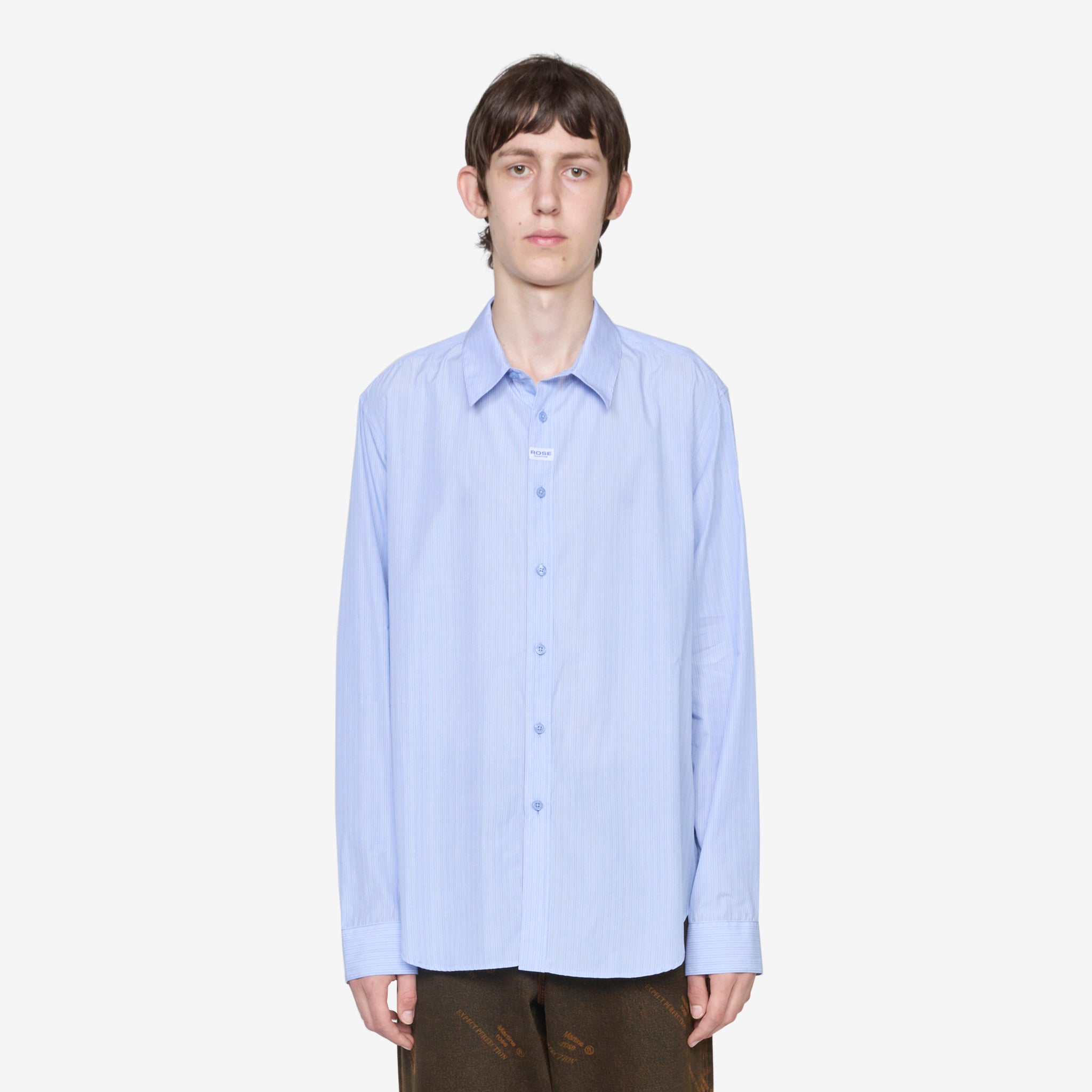Classic Blue and White Striped Shirt for Men | Casual Button Down Shirt | Perfect for Office, Date Night & Outdoor Activities