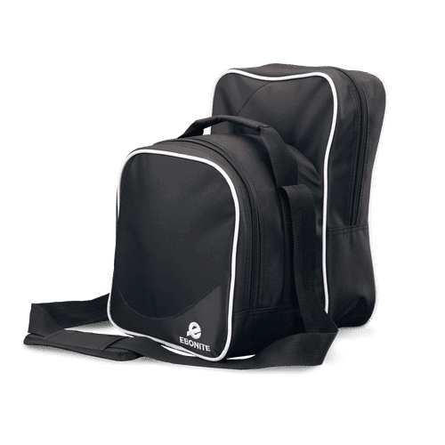 Premium Ebonite Compact Shoulder Bag for Women & Men - Lightweight Durable Black Crossbody Purse - Perfect for Travel, Work & Everyday Use
