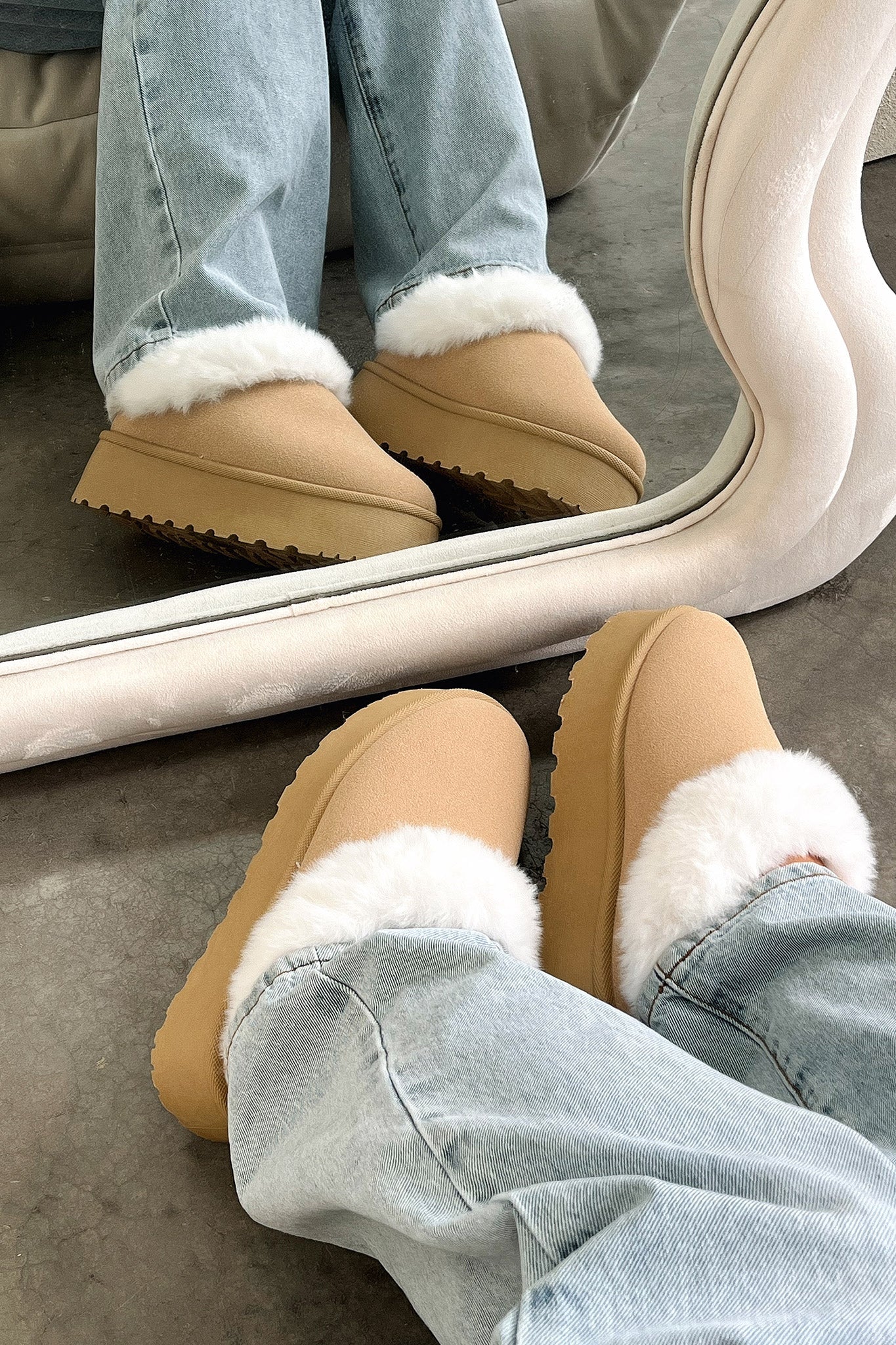 Elani Comfortable Platform Slippers for Women - Soft House Sandals with Arch Support for Indoor/Outdoor Wear - Perfect for Home, Lounge, and Backyard Relaxation