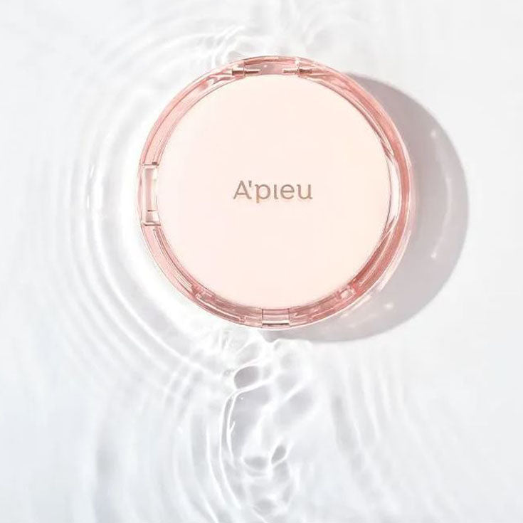 A'pieu Waterlock Cushion Foundation - 15g Lightweight Hydrating Makeup with SPF (2 Shades) | Perfect for Daily Wear & Touch-Ups On-The-Go