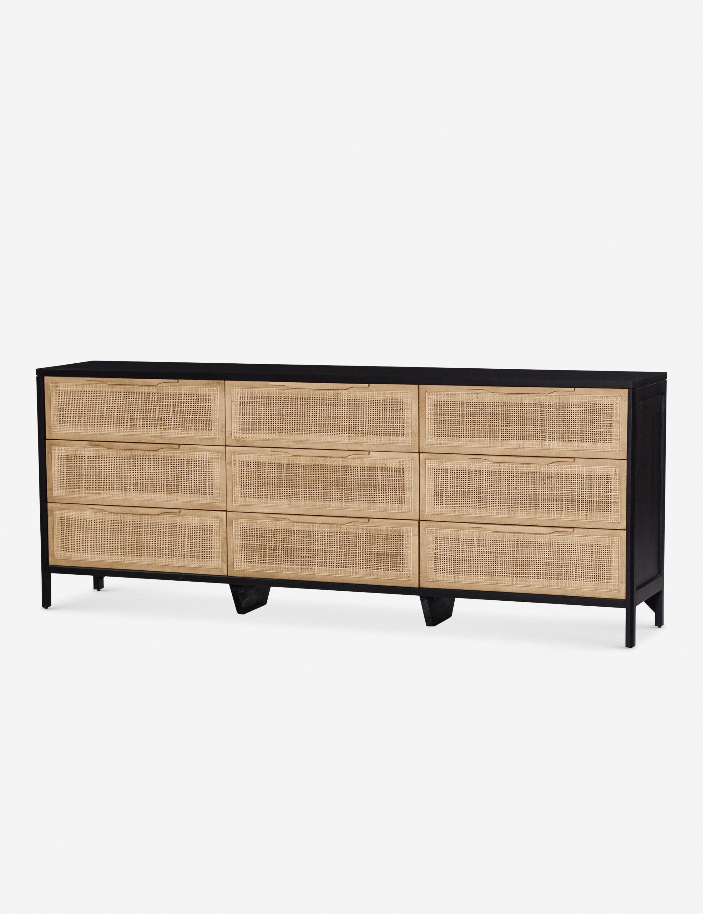 Hannah 9-Drawer Dresser - White Wooden Chest of Drawers for Bedroom Storage & Organization - Perfect for Clothes, Accessories, and Home Decor