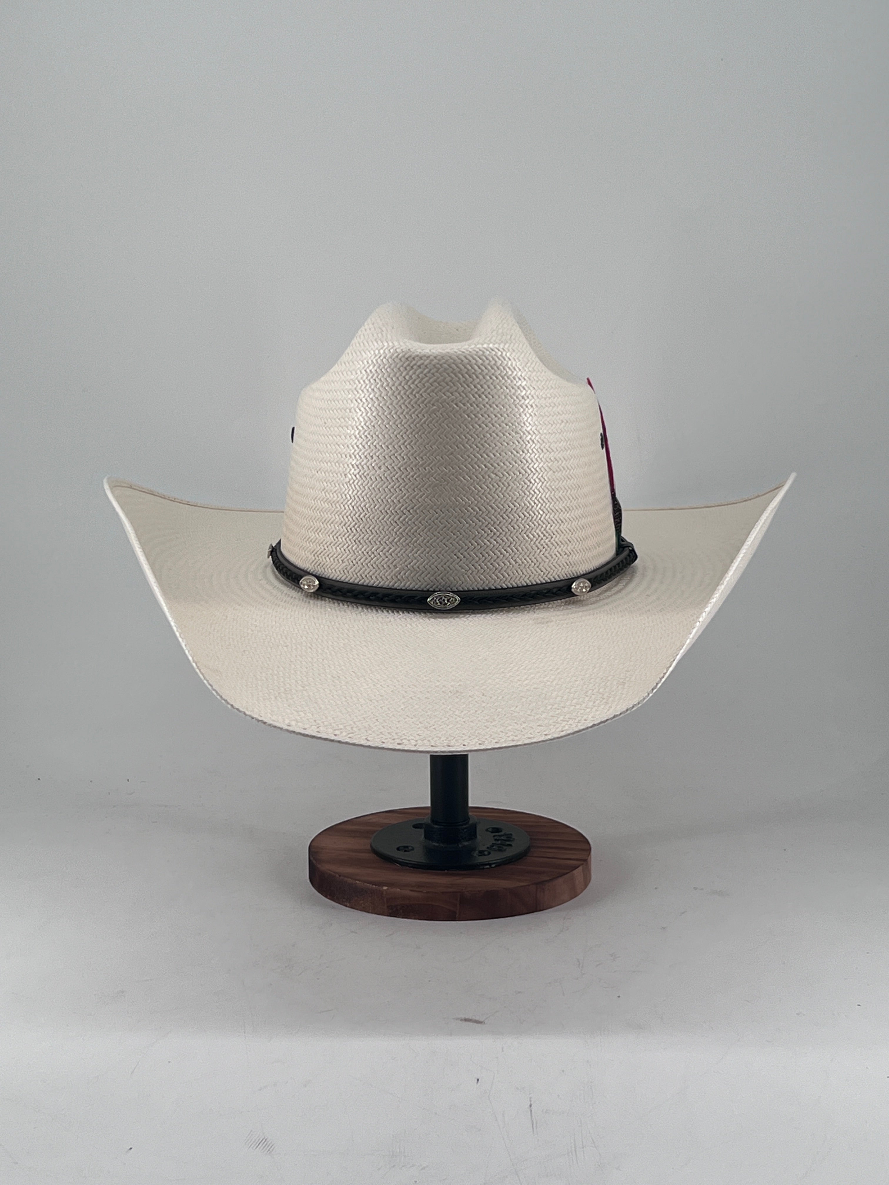 Rock'em McAllen 100X Straw Hat - Wide Brim Sun Hat for Women & Men - UPF 50+ Sun Protection - Perfect for Beach, Gardening, and Outdoor Activities