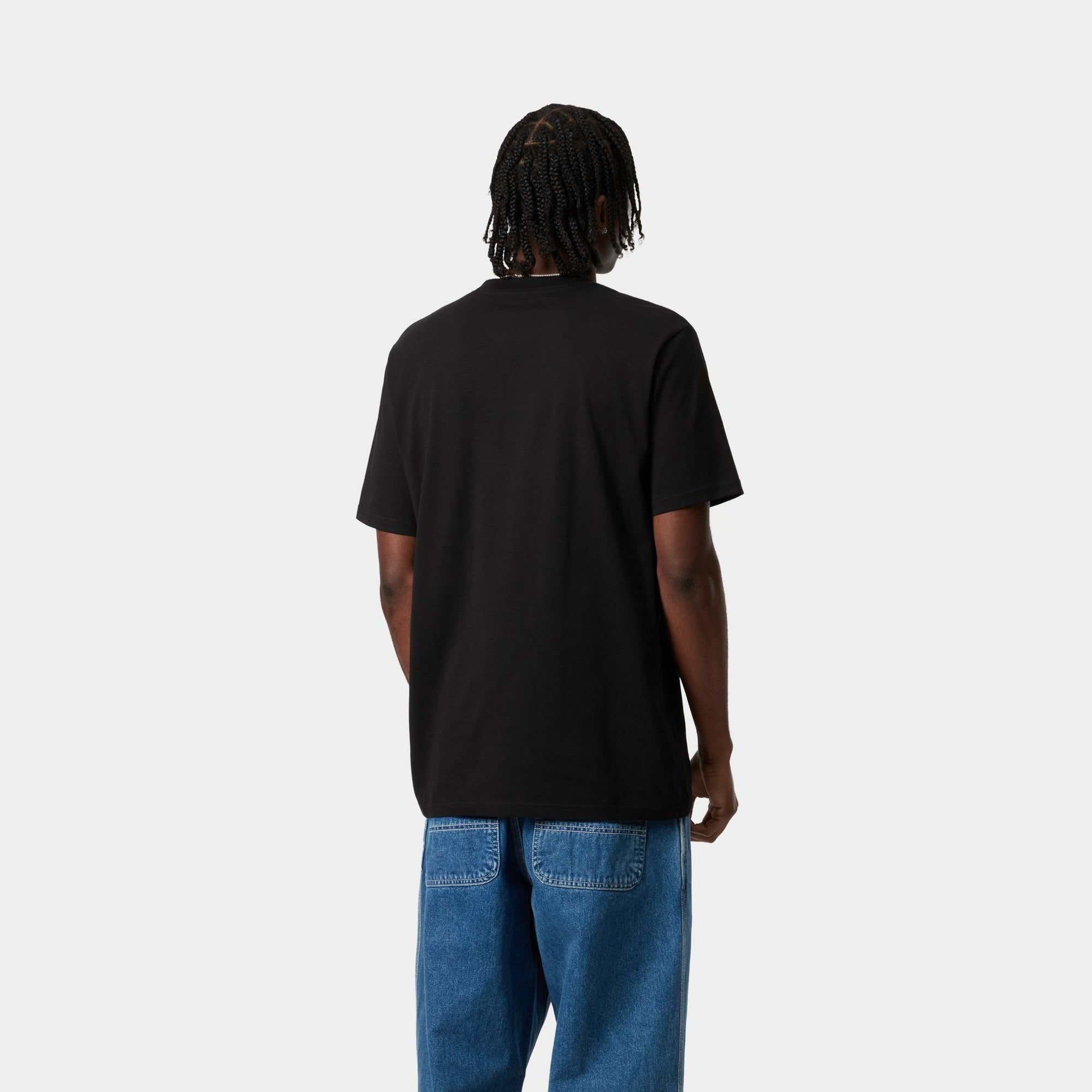 Script T-Shirt for Men & Women | Comfortable Black Cotton Tee - Perfect for Casual Wear, Outfits & Everyday Fashion