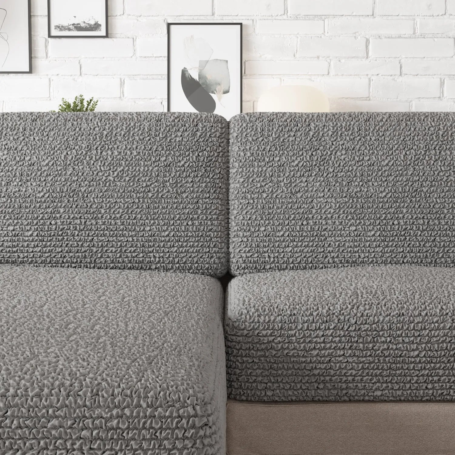 Premium Microfiber Chaise Lounge Seat Cushion Cover - Soft, Durable & Washable - Perfect for Living Room, Patio or Outdoor Furniture Protection