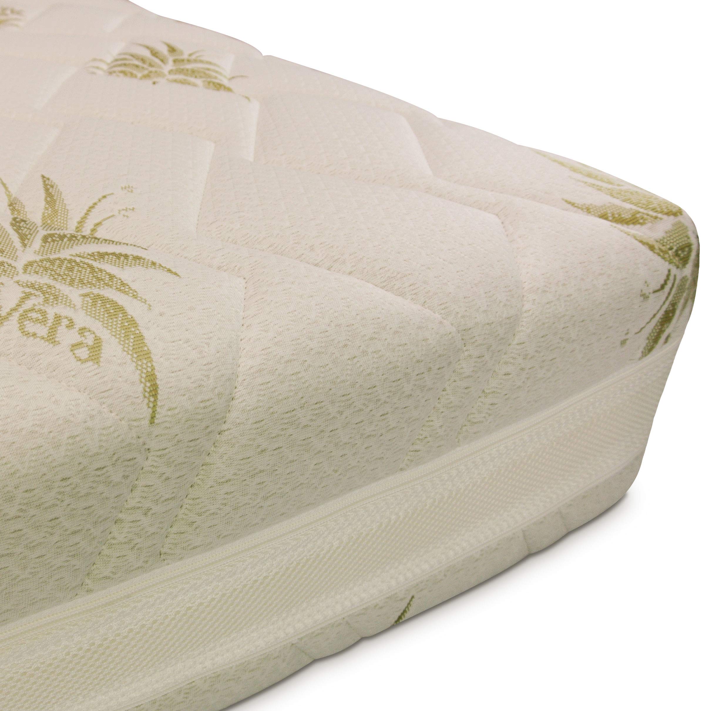 Baldiflex Memory Plus Top Nice Queen Size Mattress 180x190x23cm - Aloe Vera 3D Removable Cover, Ergonomic Zoned Support, Anti-Dust Mite & Breathable for Couples - Perfect for Back Pain Relief & Allergy Sufferers Bedroom Upgrade