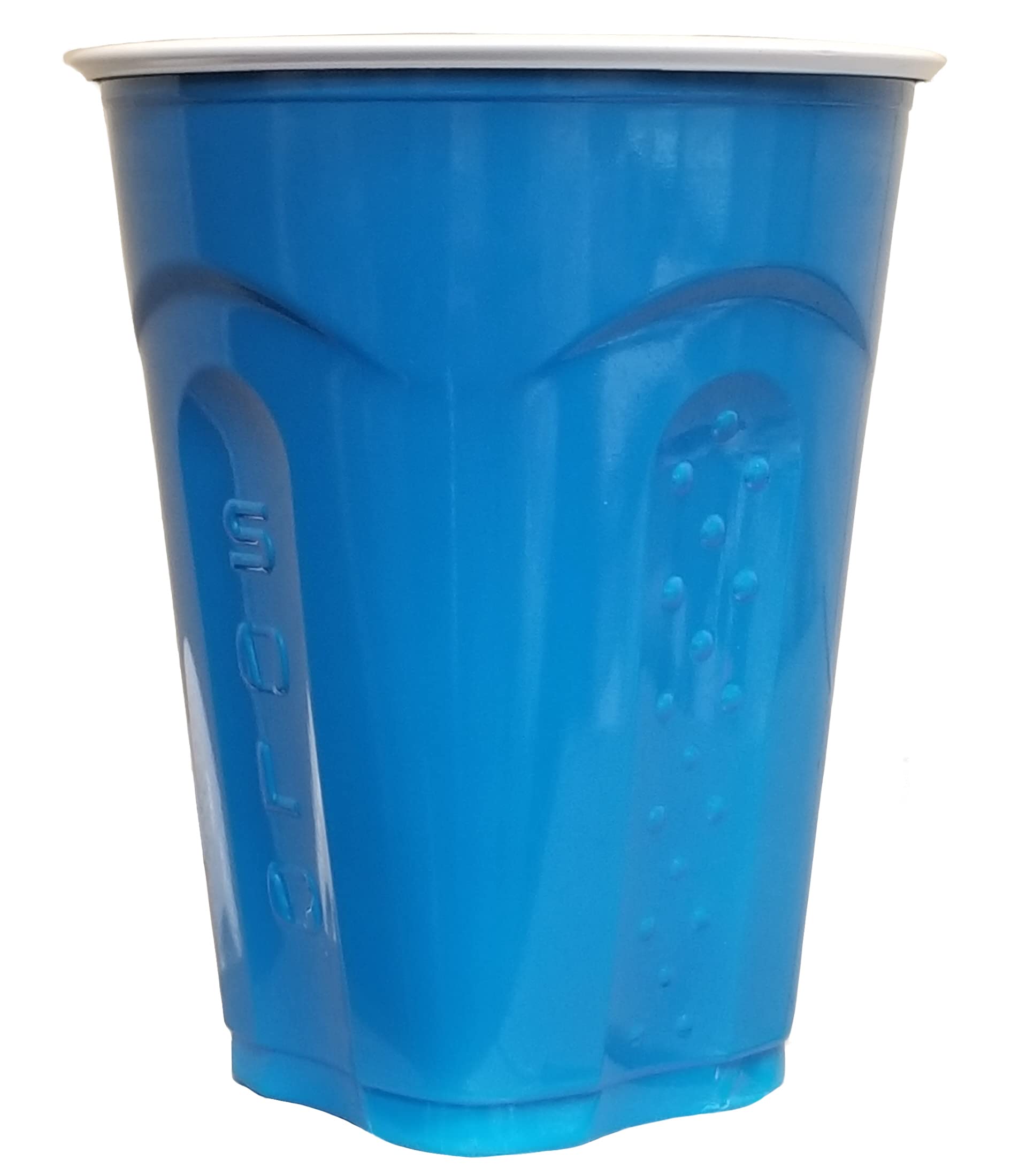 Solo Squared Party Cups 18oz (50 Count) - Grass Green Disposable Plastic Cups for Beer, Cocktails, and Outdoor Events