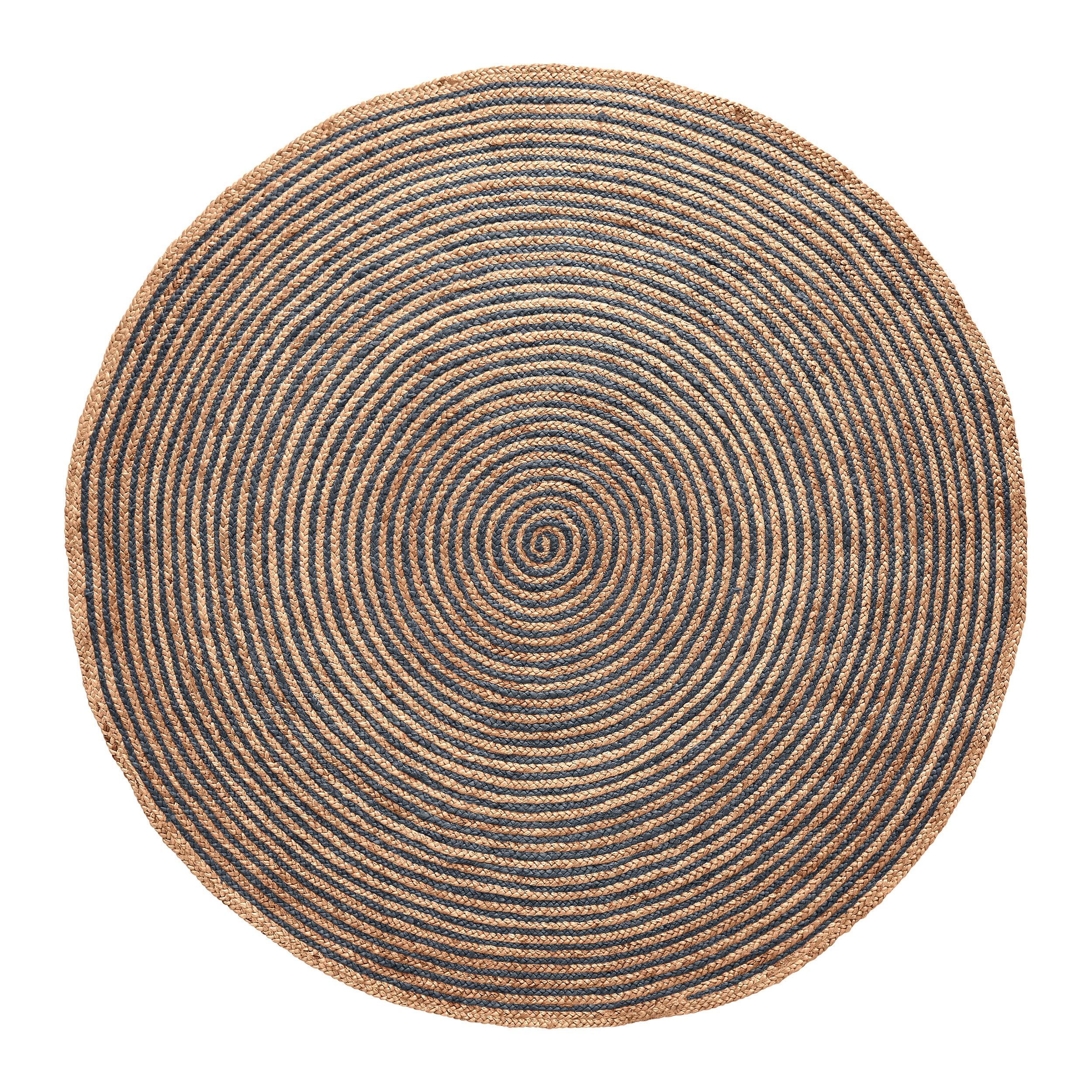 Braided Jute Reversible Handwoven Rug - Natural Fiber Indoor/Outdoor Area Rug for Living Room, Bedroom, Patio & Deck - Eco-Friendly Home Decor