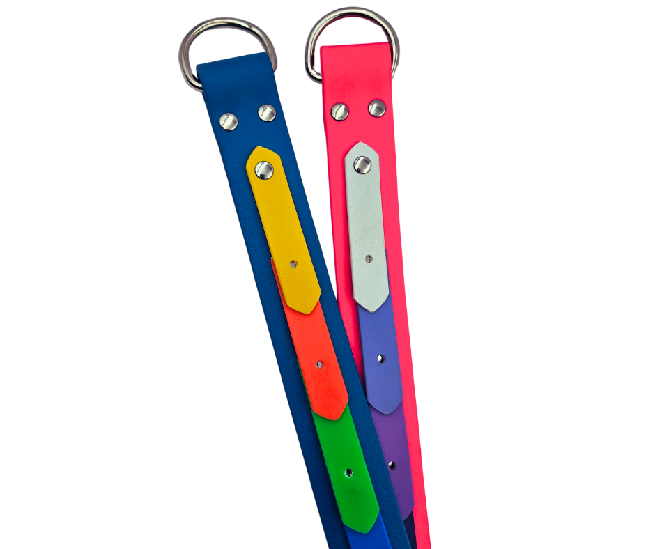 Premium BioThane Dog Collar Organizer - Durable & Waterproof Pet Accessory Holder for Leashes, Tags & Treats - Perfect for Travel, Hiking & Daily Walks