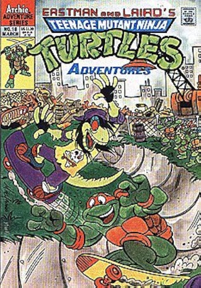 Vintage Eastman & Laird Teenage Mutant Ninja Turtles Adventures #18 Comic Book 1991 - Collectible TMNT Archie Series for Fans & Comic Enthusiasts | Perfect for Display, Gifts & Nostalgic Collections