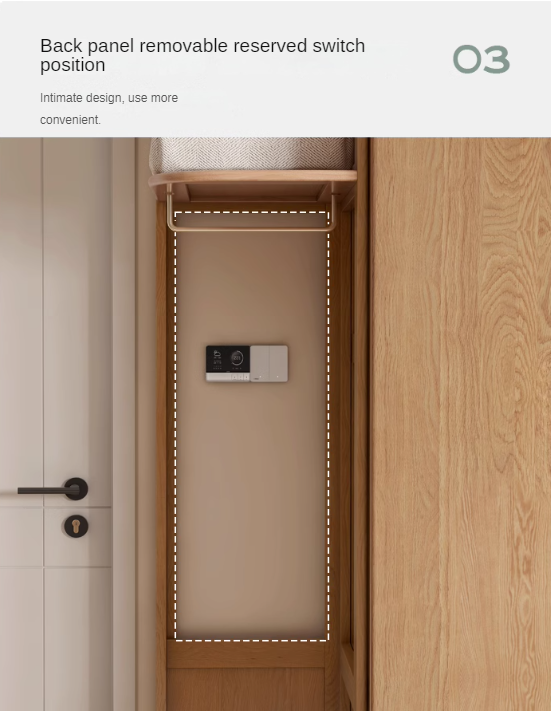 Solid Oak & Cherry Wood Modern Corner Wardrobe - Triangle Floor Standing Closet for Bedroom, Living Room, and Office Storage