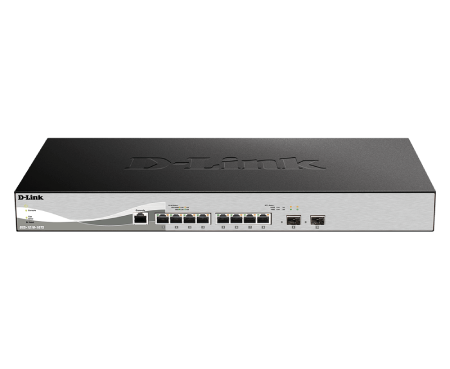 D-Link DXS-1210-10TS 10-Port 10 Gigabit Ethernet Smart Managed Switch - High-Speed Network Solution for Office, Data Center & Home Use - PRE ORDER ONLY