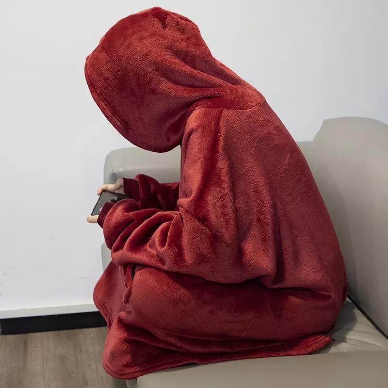 Oversized Blanket Hoodie - Cozy Fleece Wearable Blanket for Women & Men | Perfect for Lounging, Netflix, Camping & Cold Weather
