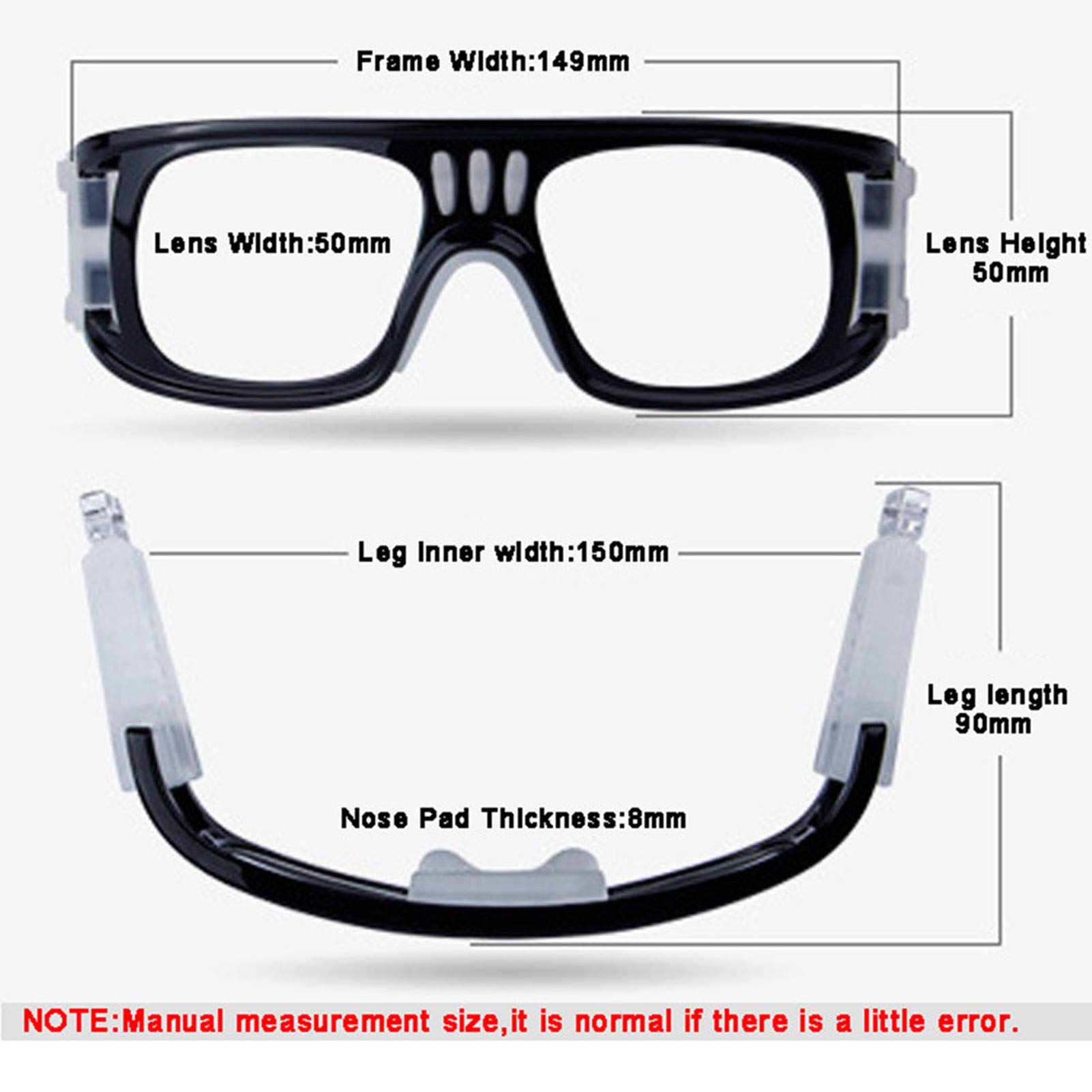Anti-Fog Sports Goggles - Basketball & Football Protective Eyewear for Men & Women - Perfect for Outdoor Games & Training
