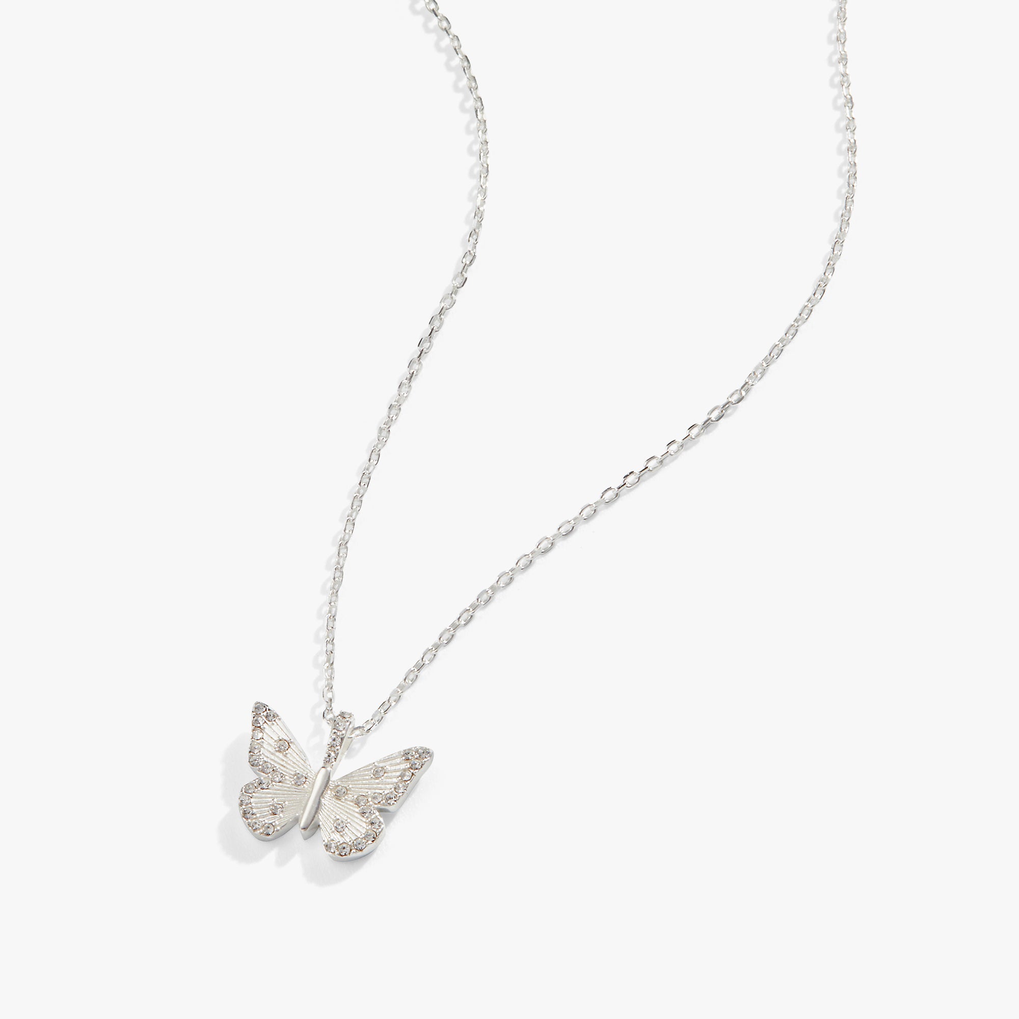 Butterfly Crystal Necklace Adjustable Chain for Women - Elegant Gift for Birthday, Anniversary & Special Occasions